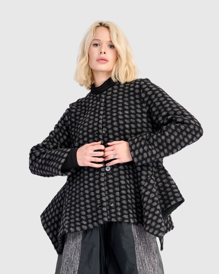 Myre Cozy Flounce Jacket, Net