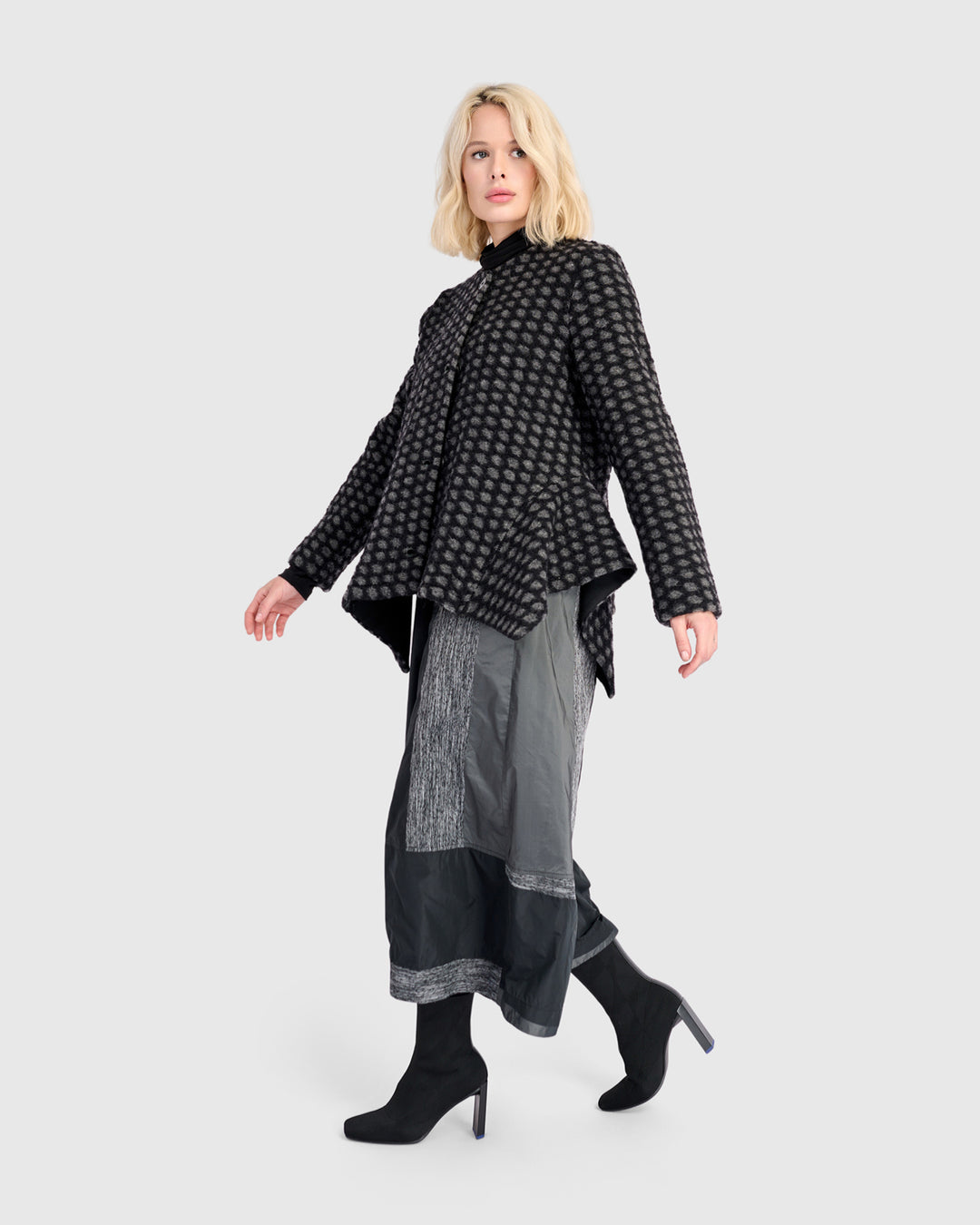 Myre Cozy Flounce Jacket, Net