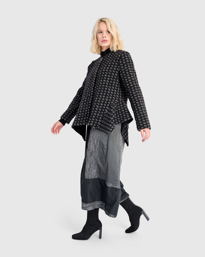 Myre Cozy Flounce Jacket, Net