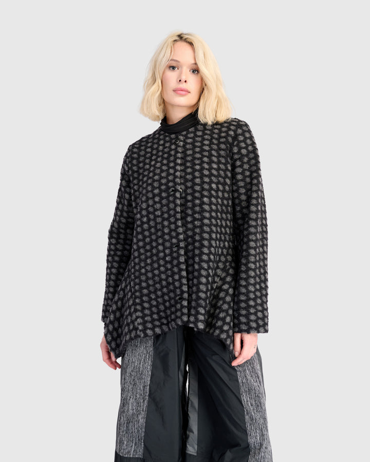 Myre Cozy Flounce Jacket, Net