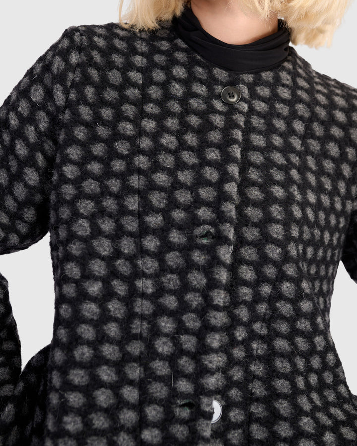 Myre Cozy Flounce Jacket, Net