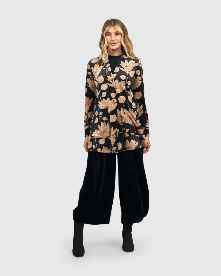 Lucille Velvet Jacket, Floral