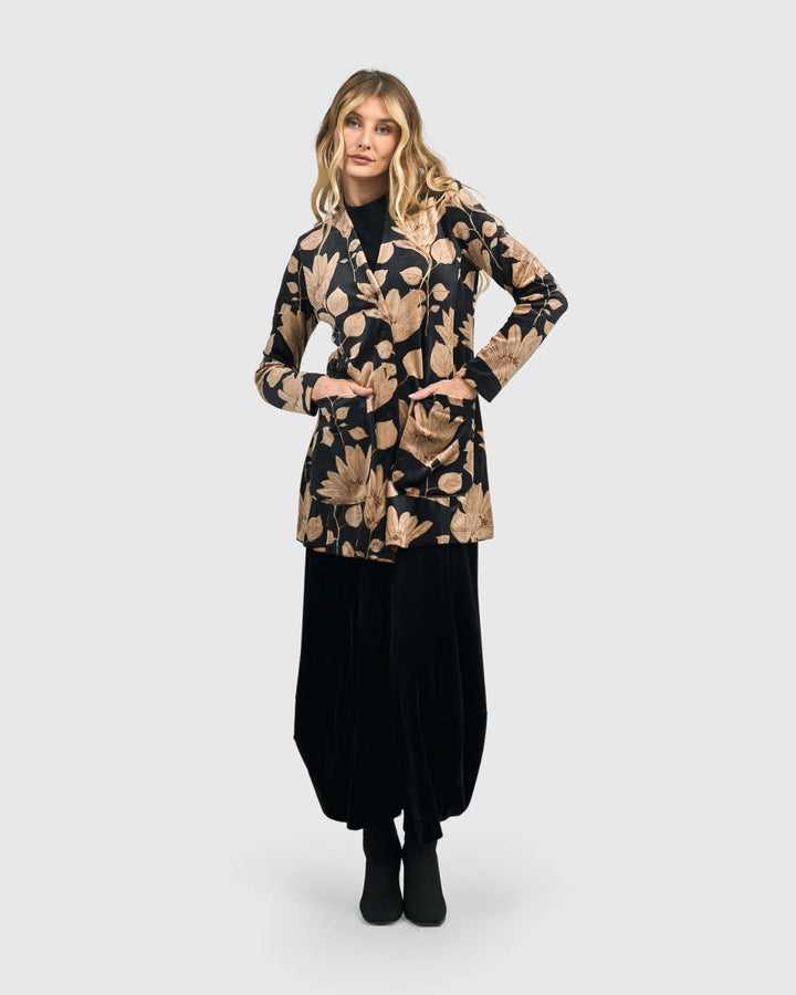 Lucille Velvet Jacket, Floral