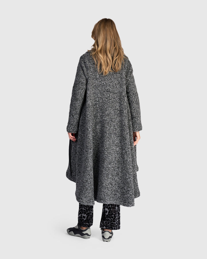 Misty Wrap Jacket, Grey Melange