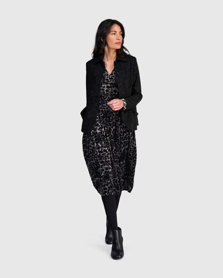 Seraphine Blazer, Black Flora