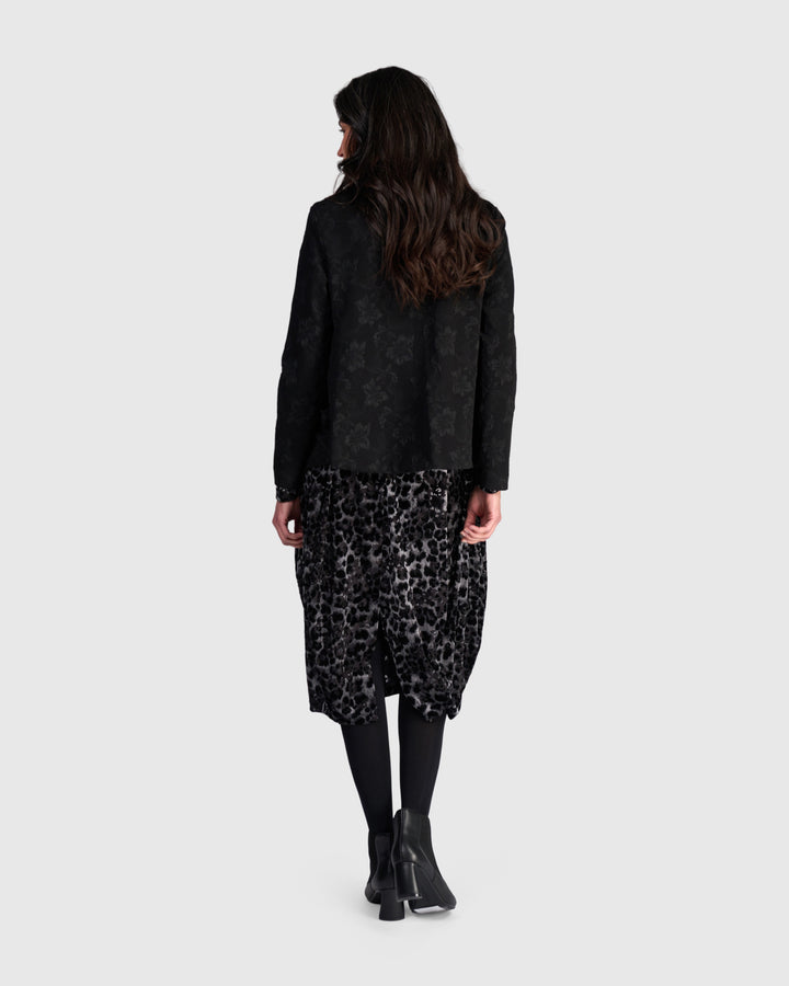 Seraphine Blazer, Black Flora