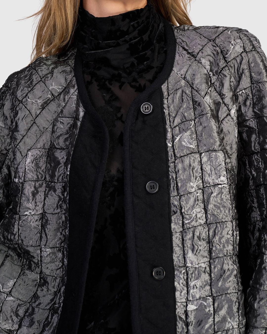 Vega Raglan Jacket, Silver