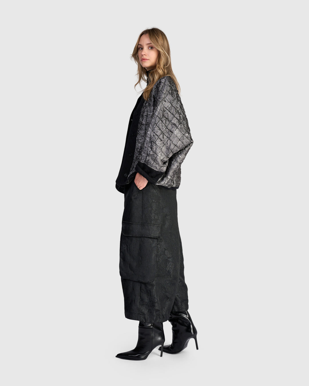 Vega Raglan Jacket, Silver