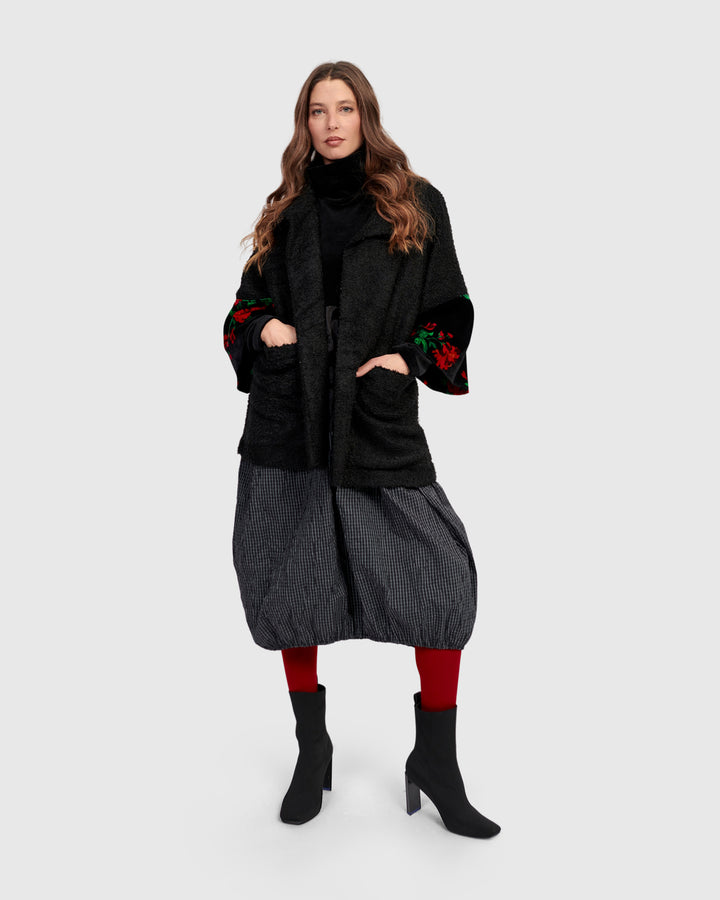 Ballad Boucle Jacket, Roses