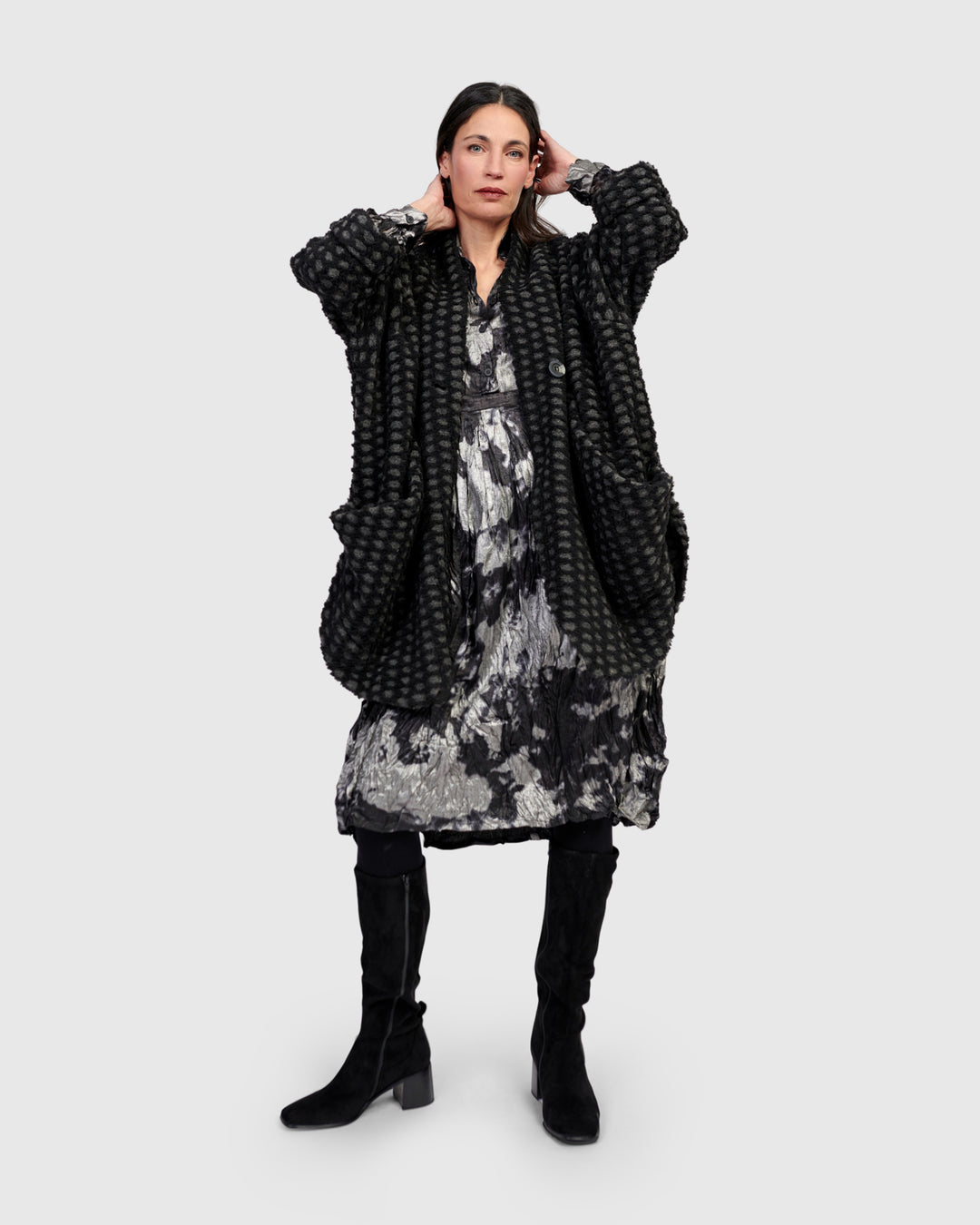 Thorne Cozy Cowl Jacket, Net
