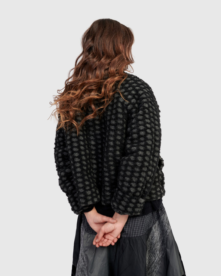 Vesper Cozy Moto Jacket, Net