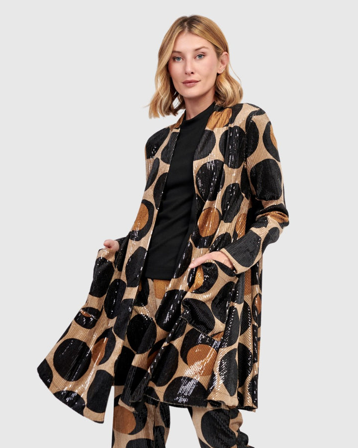 Zsa Zsa Sequin Jacket, Eclipse