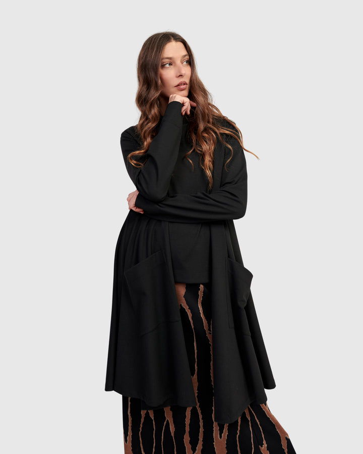 Essential Cardi Jacket, Black