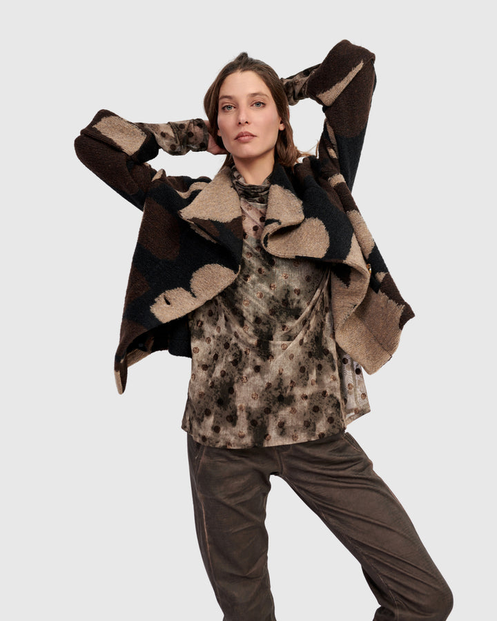 Oriel Mesh Turtleneck, Aquarelle