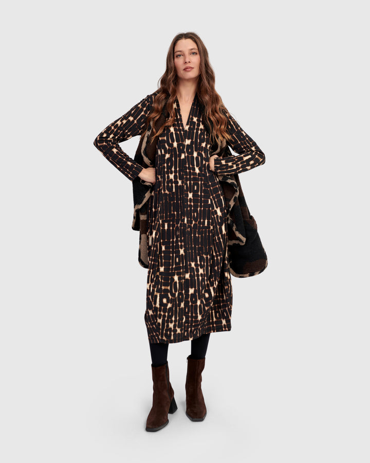 Neura Cocoon Dress, Matrix