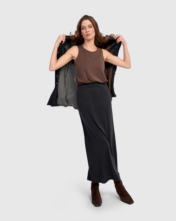 Reversible Cupro Tank Top, Mix