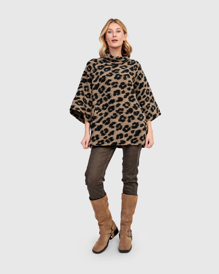 Lynx Cozy Pullover, Leopard