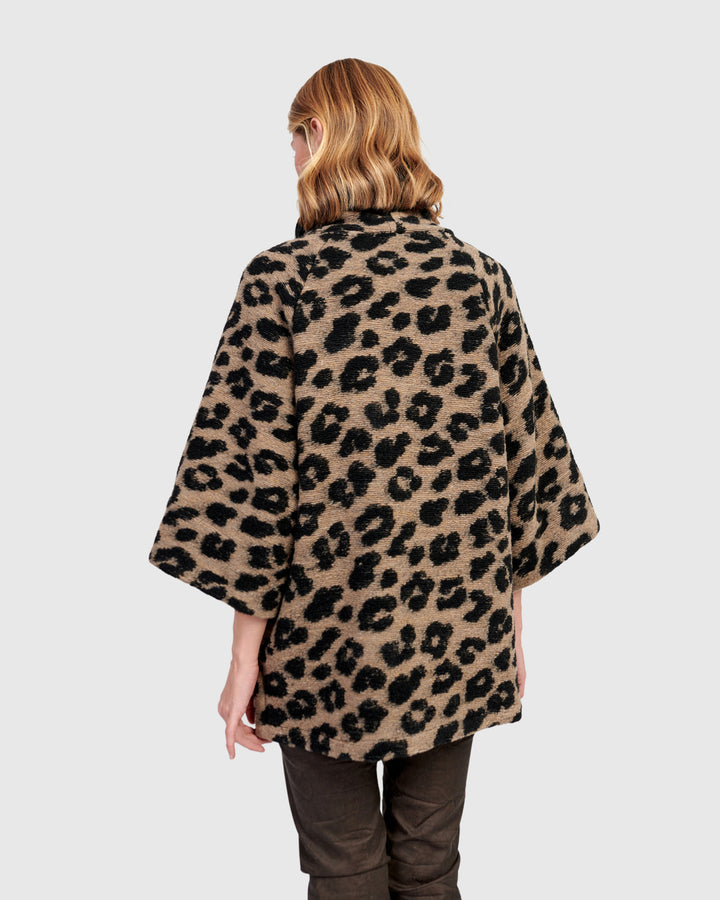 Lynx Cozy Pullover, Leopard