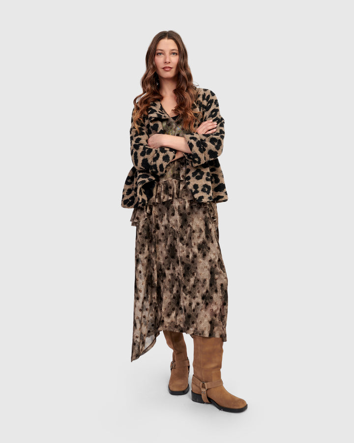 Wildcard Cozy Jacket, Leopard