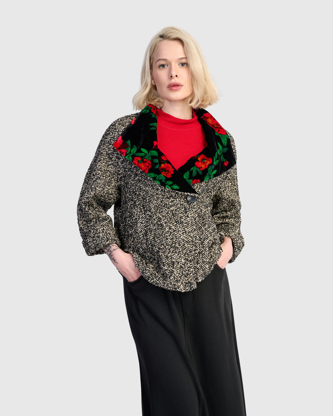 La Vie Boucle Jacket, Roses