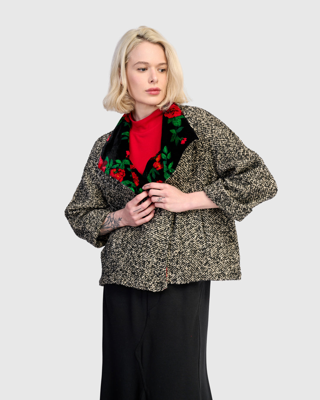 La Vie Boucle Jacket, Roses