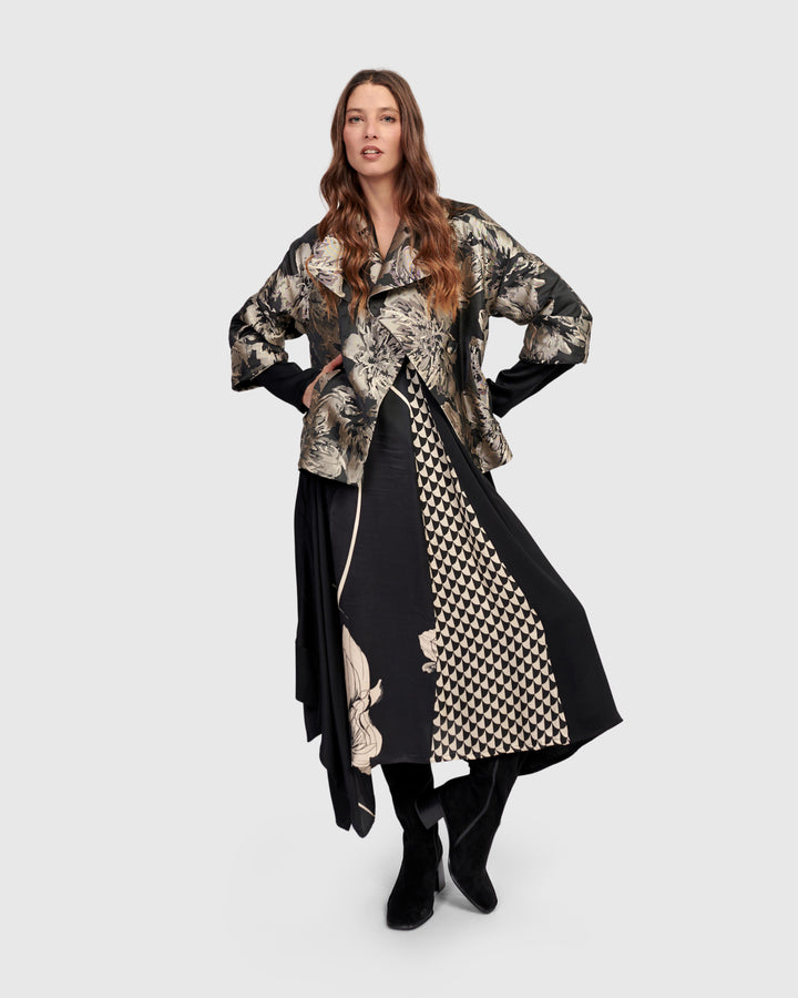 Baroque Draped Dress, Mix