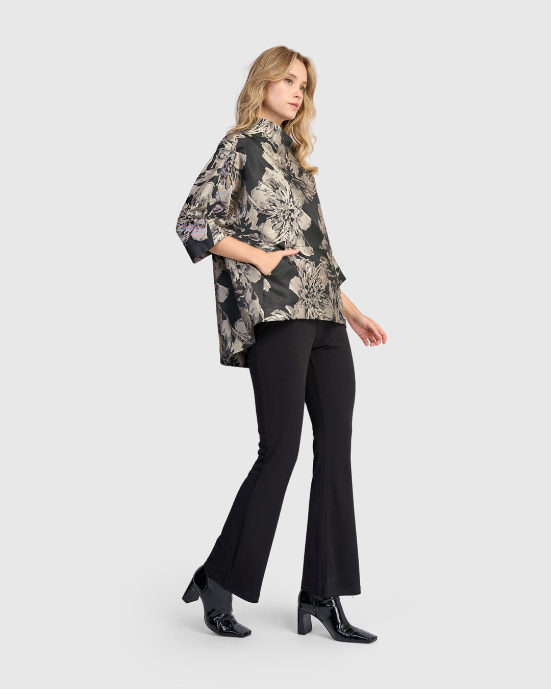 Brocade Pullover Top, Glow