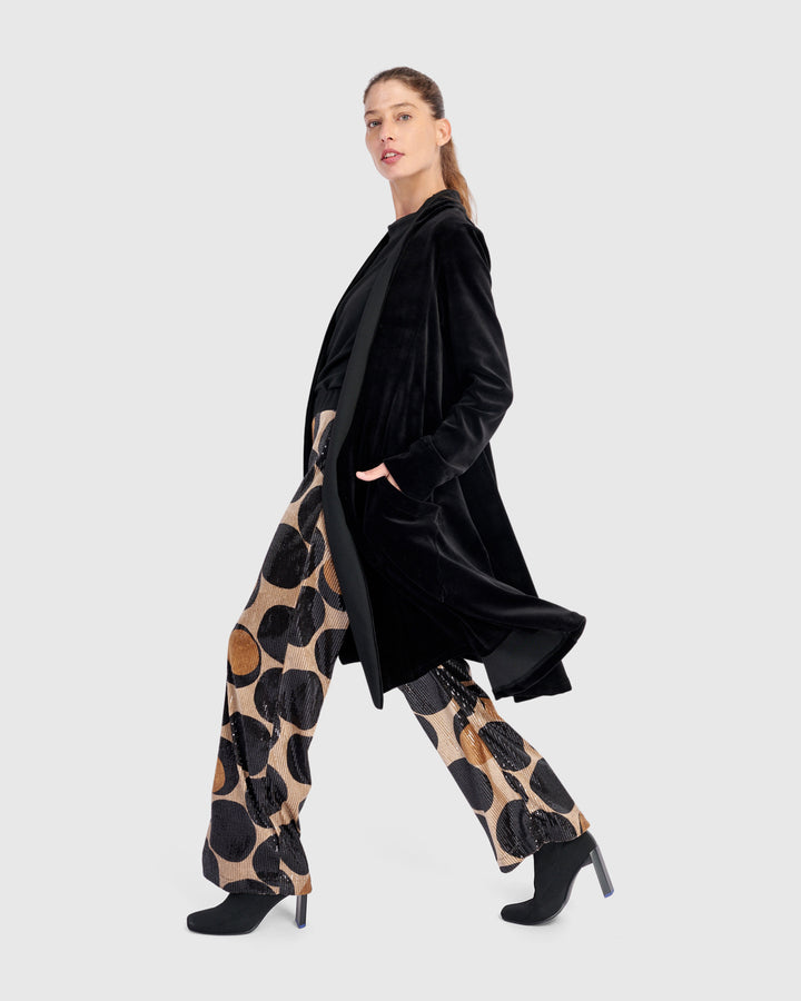 Everyday Velvet Cardi Jacket, Black