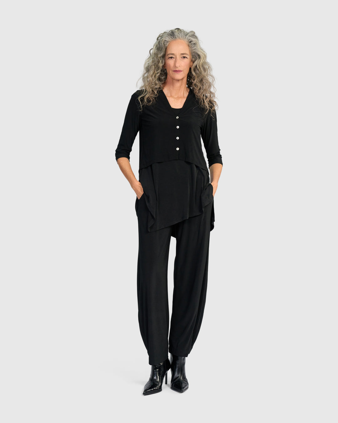 Essential Slinky Flow Pants, Black