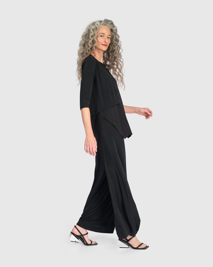 Essential Slinky Cropped Cardigan, Black