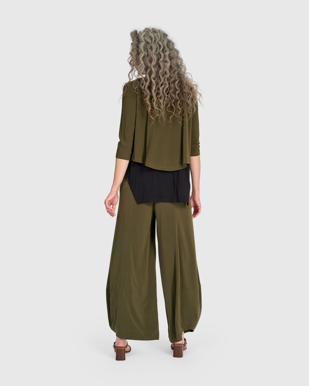 Essential Slinky Cropped Cardigan, Khaki