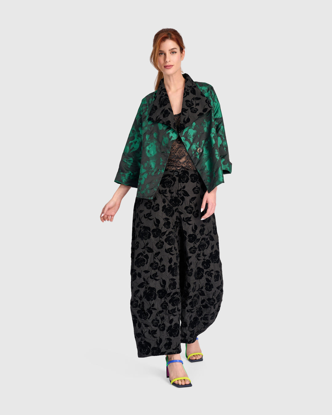 Palatial Cocktail Jacket, Emerald