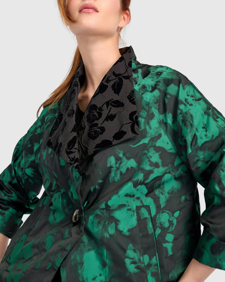 Palatial Cocktail Jacket, Emerald
