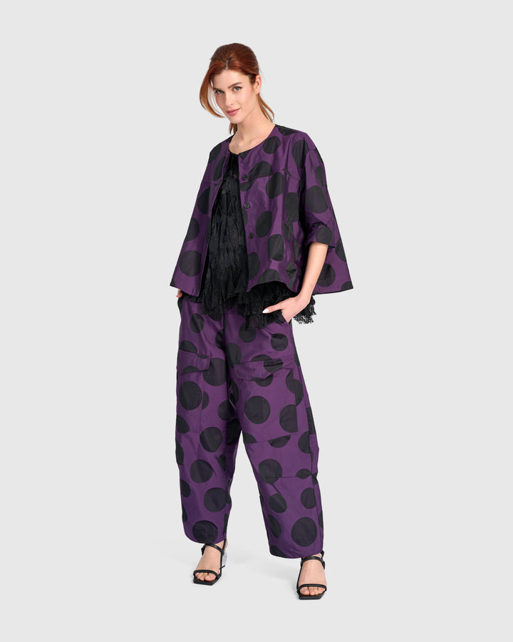 Damson Topper Jacket, Plum