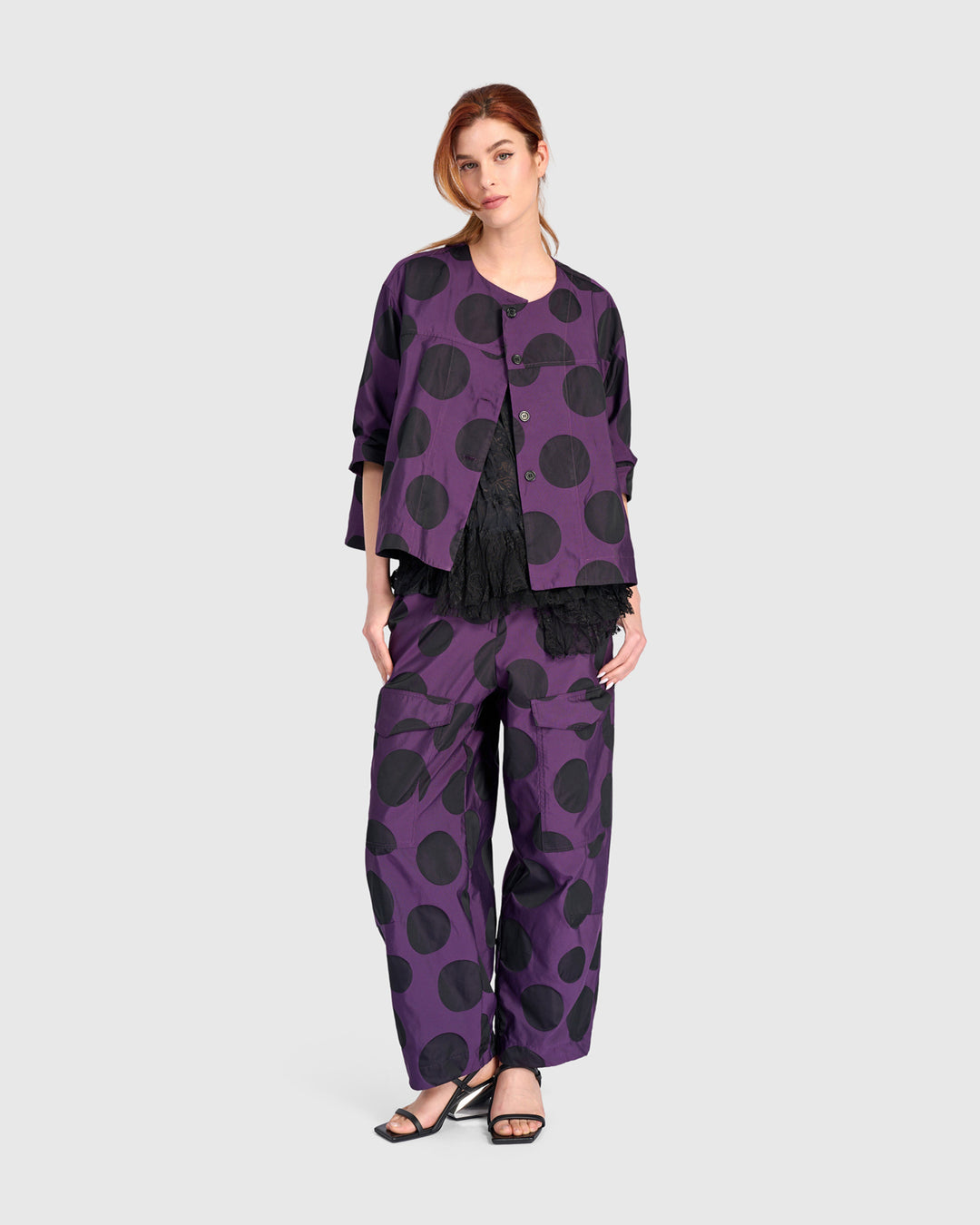 Damson Topper Jacket, Plum