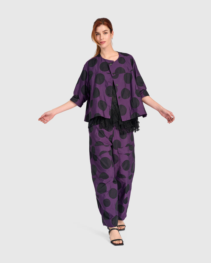 Damson Topper Jacket, Plum