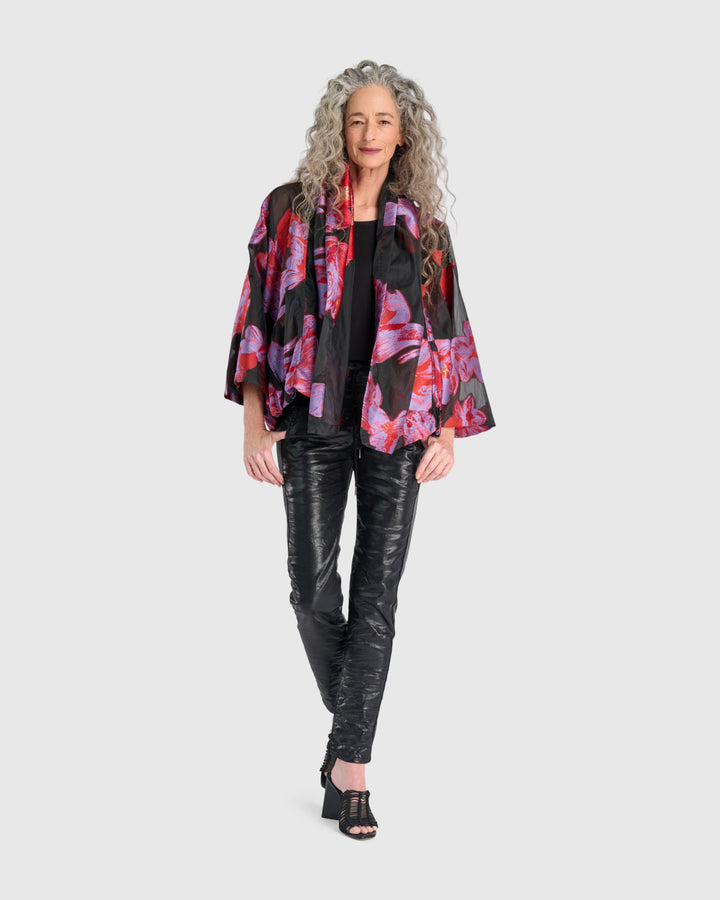 Iconic Stretch Jeans, Metallic Black