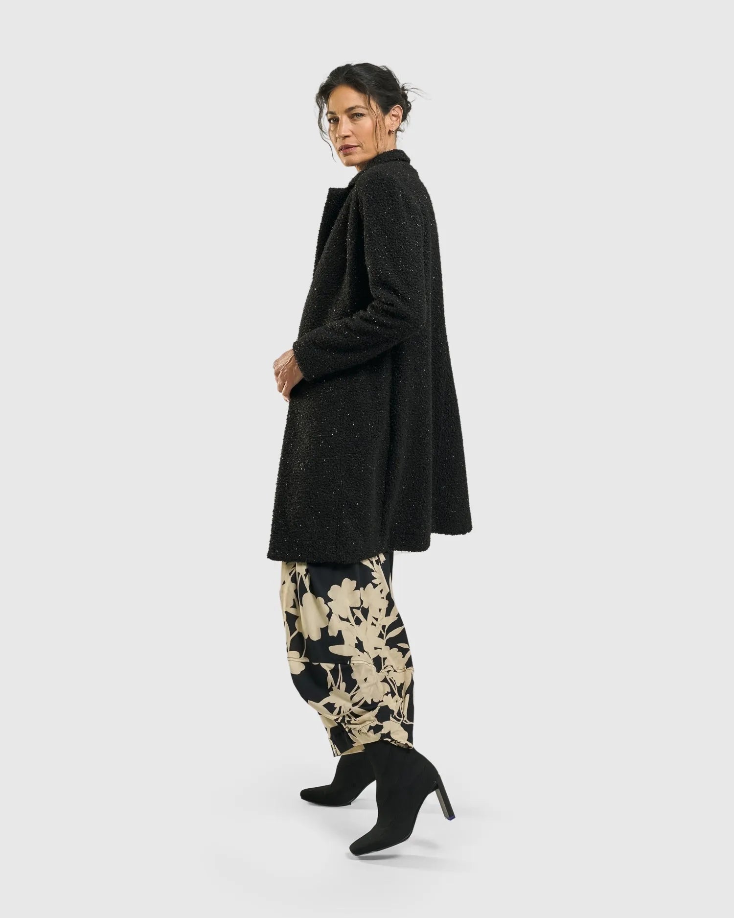 Aquarius Cardigan Jacket, Charcoal main image 1