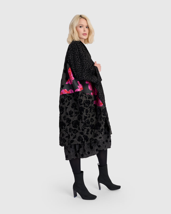 Mirage Cocoon Jacket, Black Mix