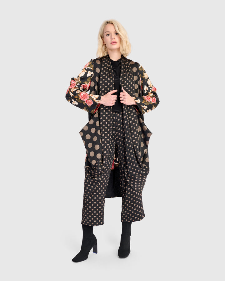 Spritz Duster, Black/Bronze Dots