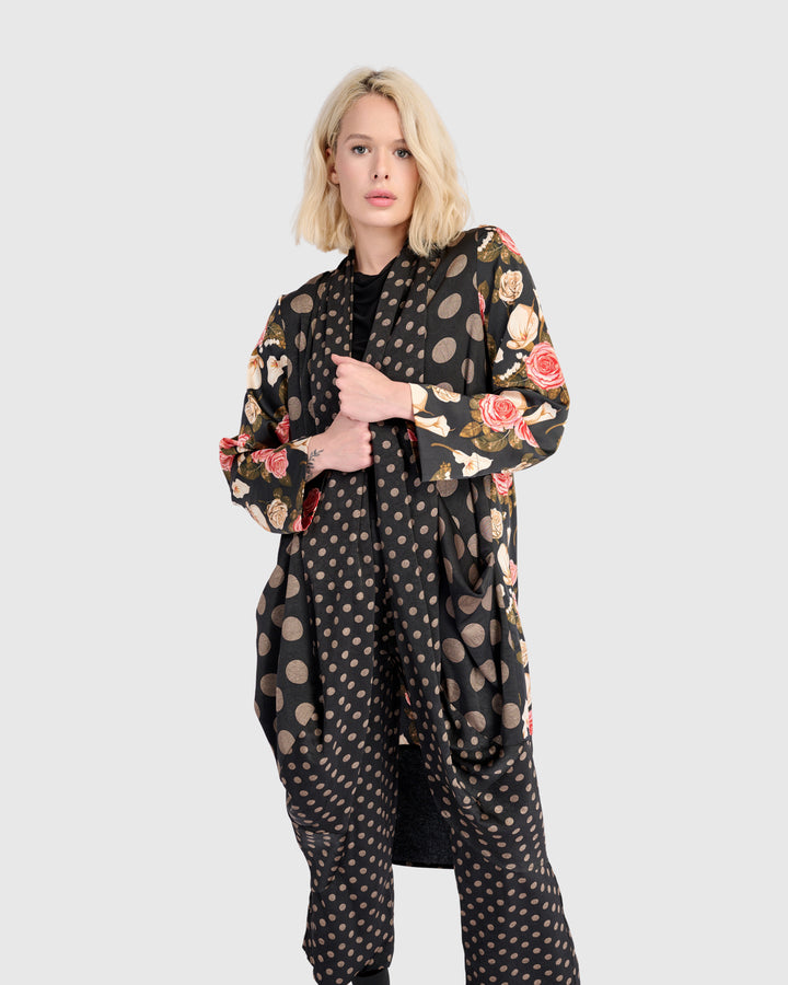 Spritz Duster, Black/Bronze Dots