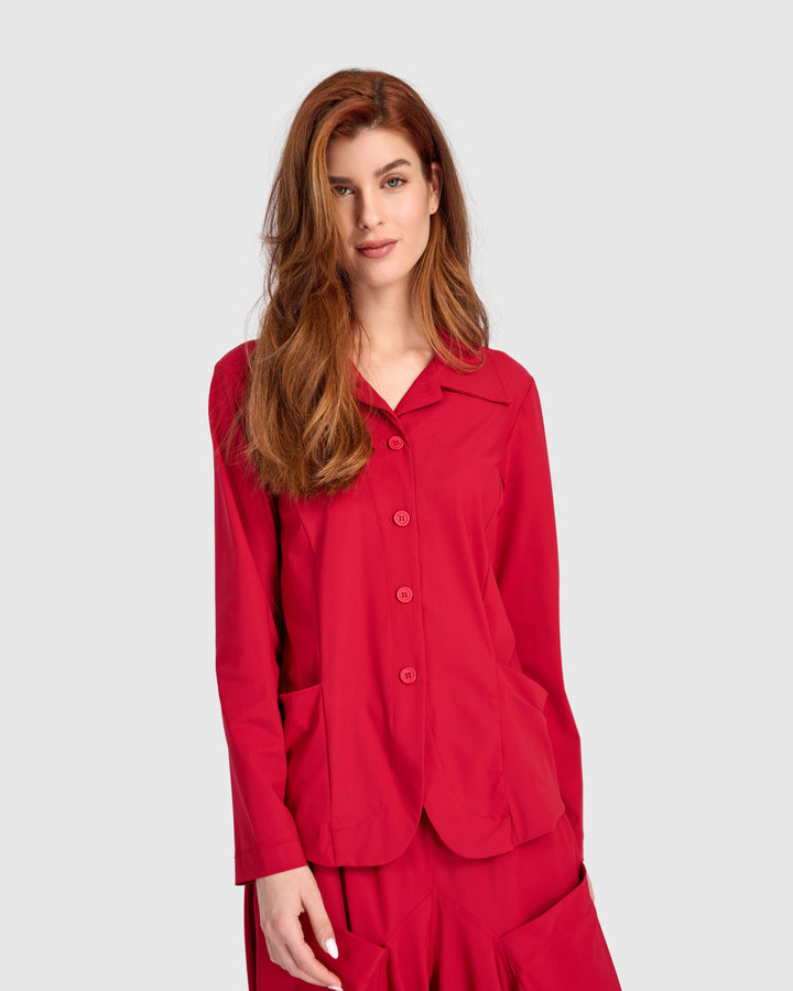 Essential Tekbika Blazer, Red