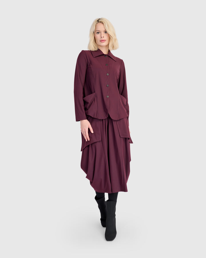 Essential Tekbika Blazer, Wine