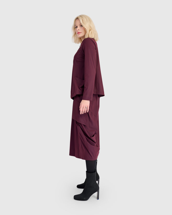 Essential Tekbika Blazer, Wine