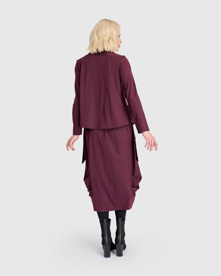 Essential Tekbika Blazer, Wine