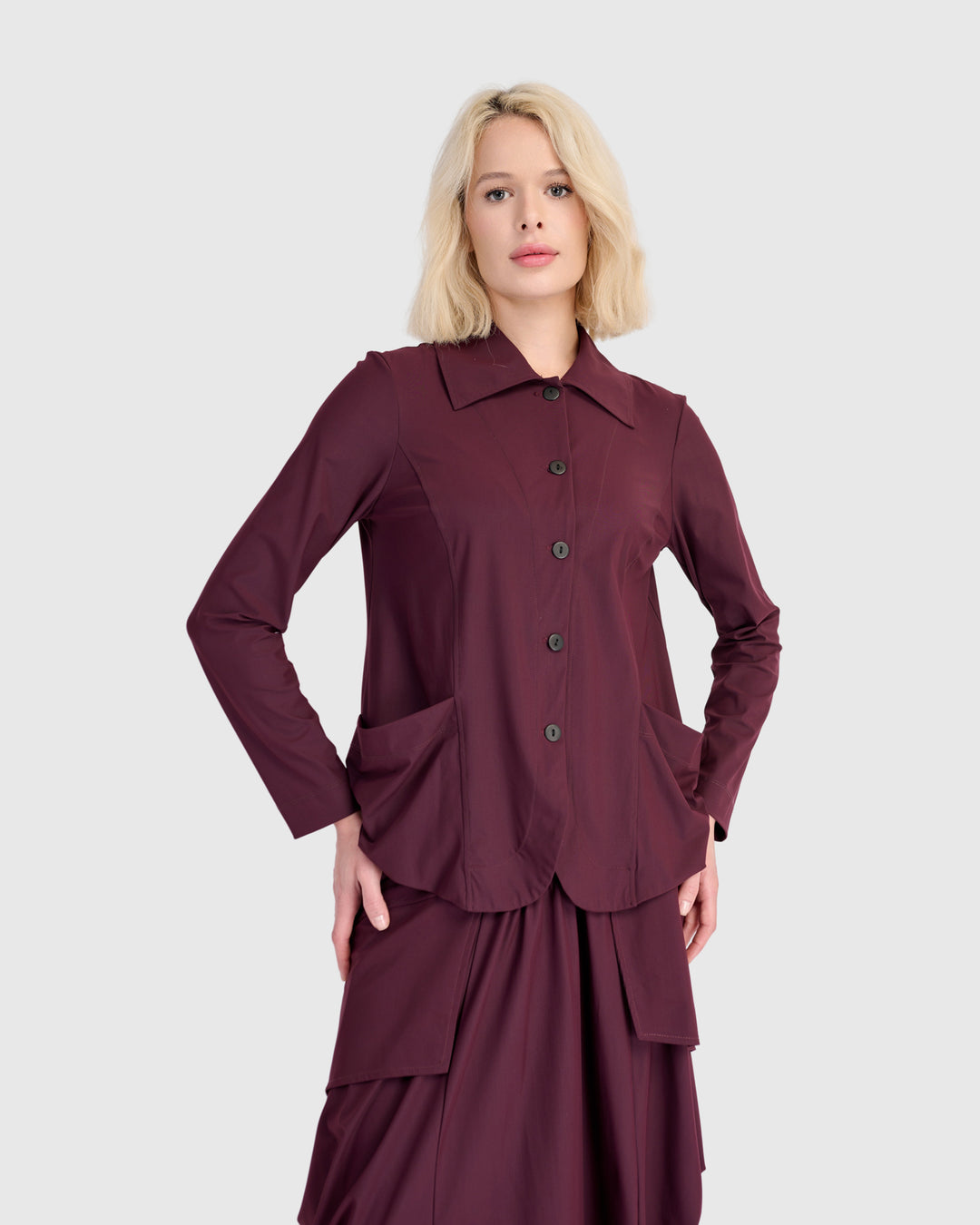 Essential Tekbika Blazer, Wine