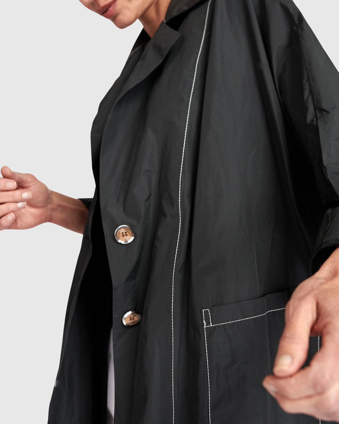 Urban Metro Trench Jacket, Black