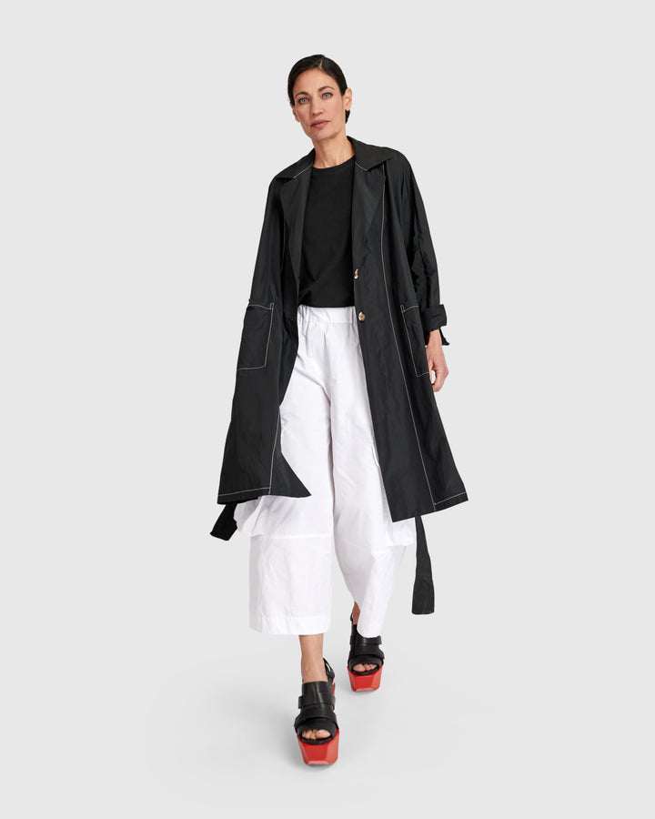 Urban Metro Trench Jacket, Black