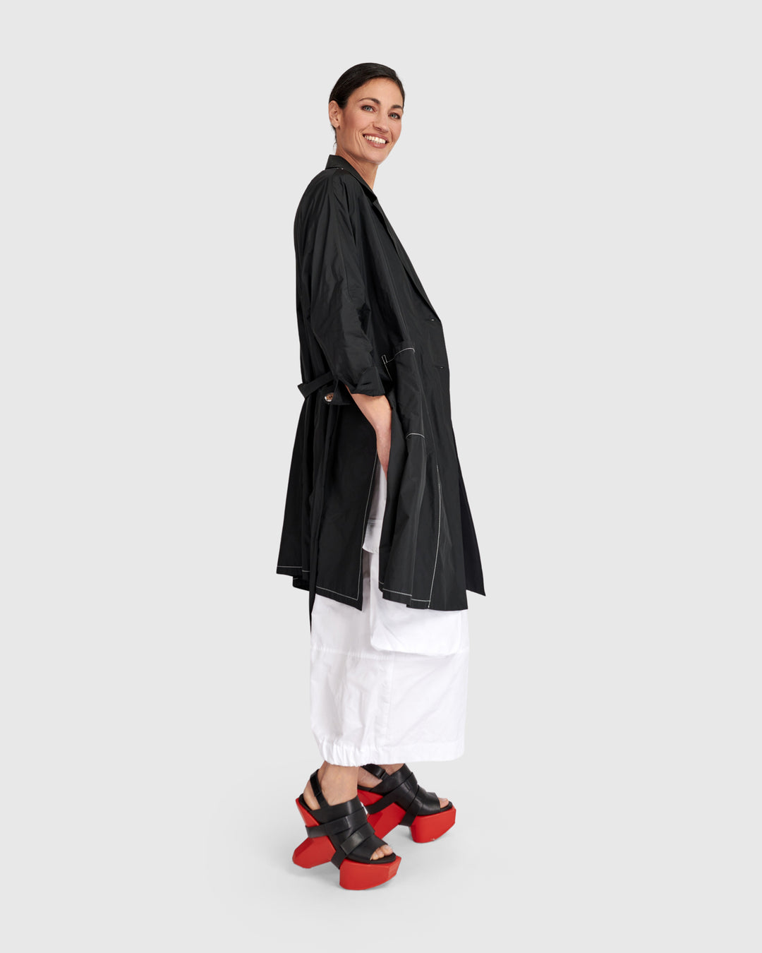 Urban Metro Trench Jacket, Black