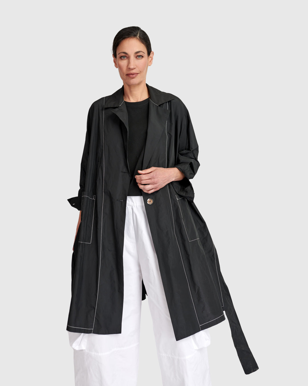Urban Metro Trench Jacket, Black
